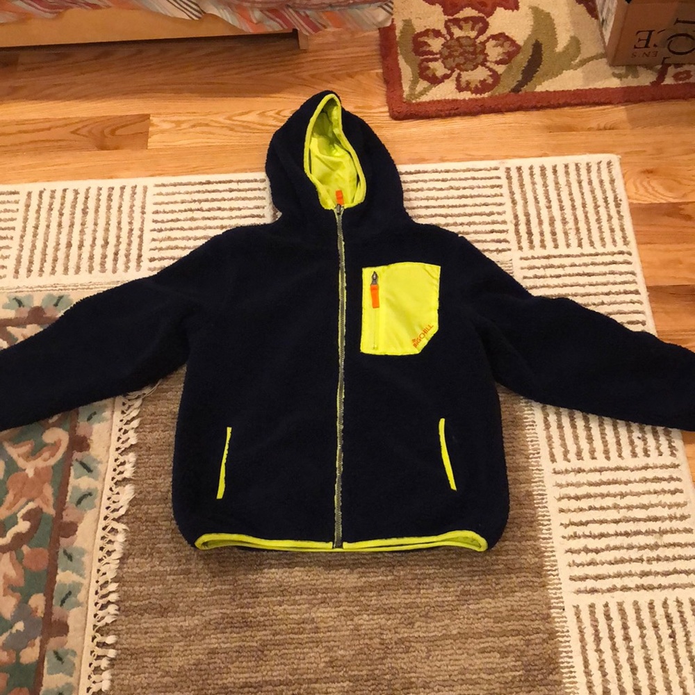 2/$30 Boys size 10-12 reversible jacket